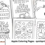 Apple Coloring Pages - quickprintable.com