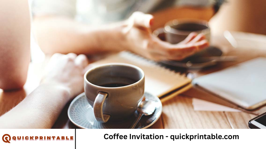 Coffee Invitation - quickprintable.com